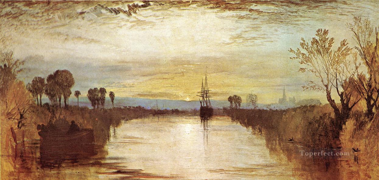 Chichester Canal Romantic Turner Oil Paintings